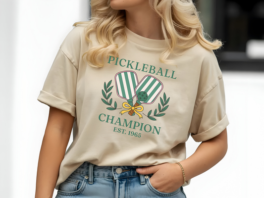 Pickleball Champion - DTF TRANSFER - WHOLESALE