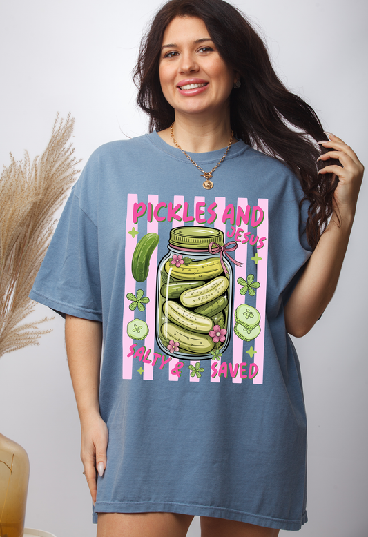 Pickles & Jesus - Full Color - DTF Transfer - Flash Grab Friday