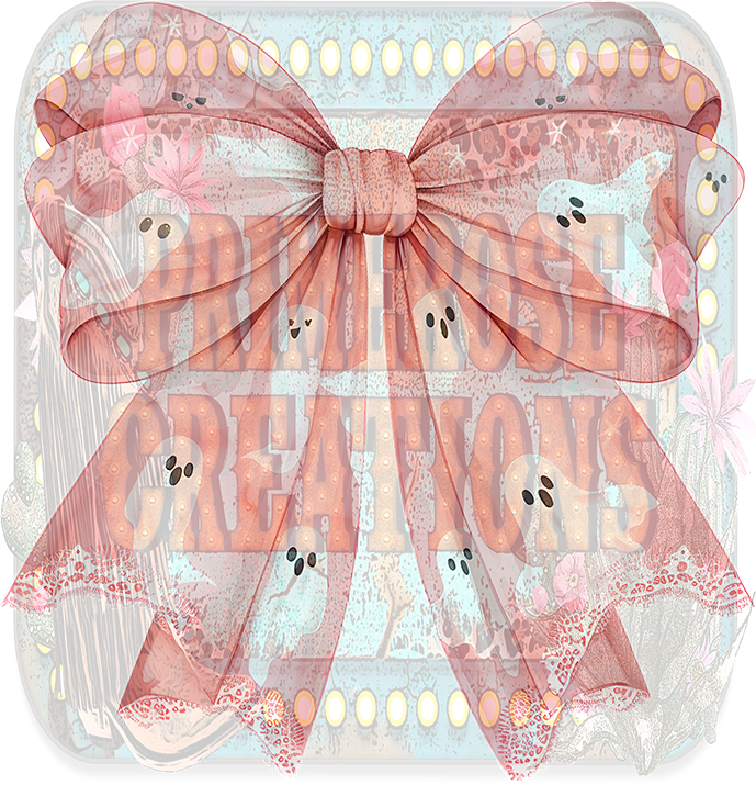 Pink Ghost Coquette Bow