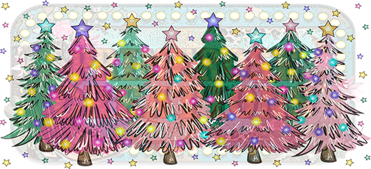 Pink & Green Christmas Tree's (DTC)