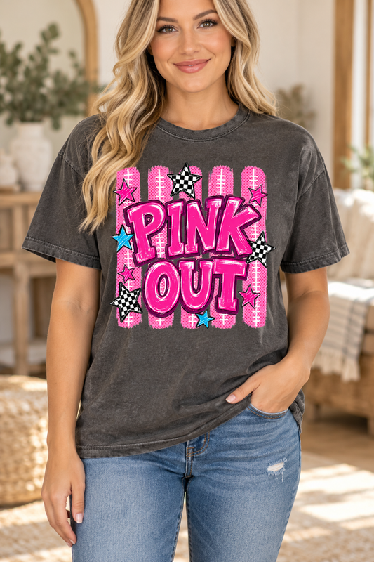 Pink Out Stripes - Full Color DTF TRANSFER