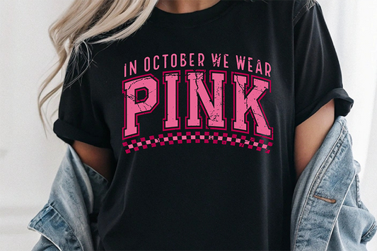Pink - Full Color - DTF TRANSFER - 2-5 Business Days