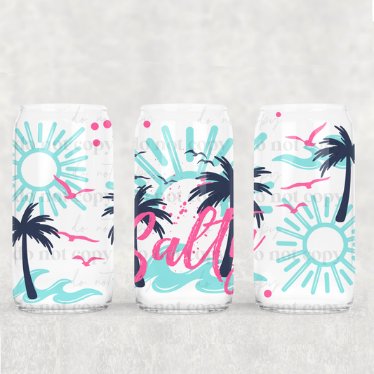 Palm Tree Salt- UV DTF PRINT - PREORDER