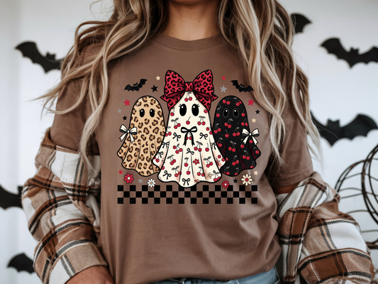 Preppy Berry Ghost - Full Color DTF Transfer - 2-5 Business Days