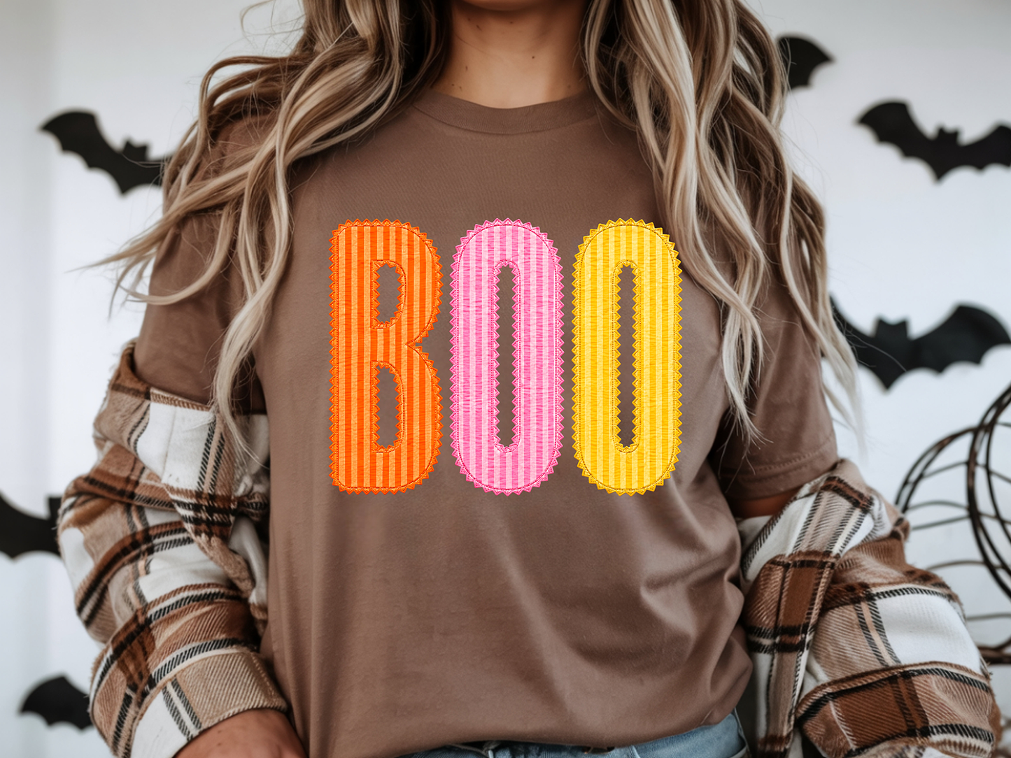 Preppy Boo - Full Color DTF Transfer - Grab It Tuesday