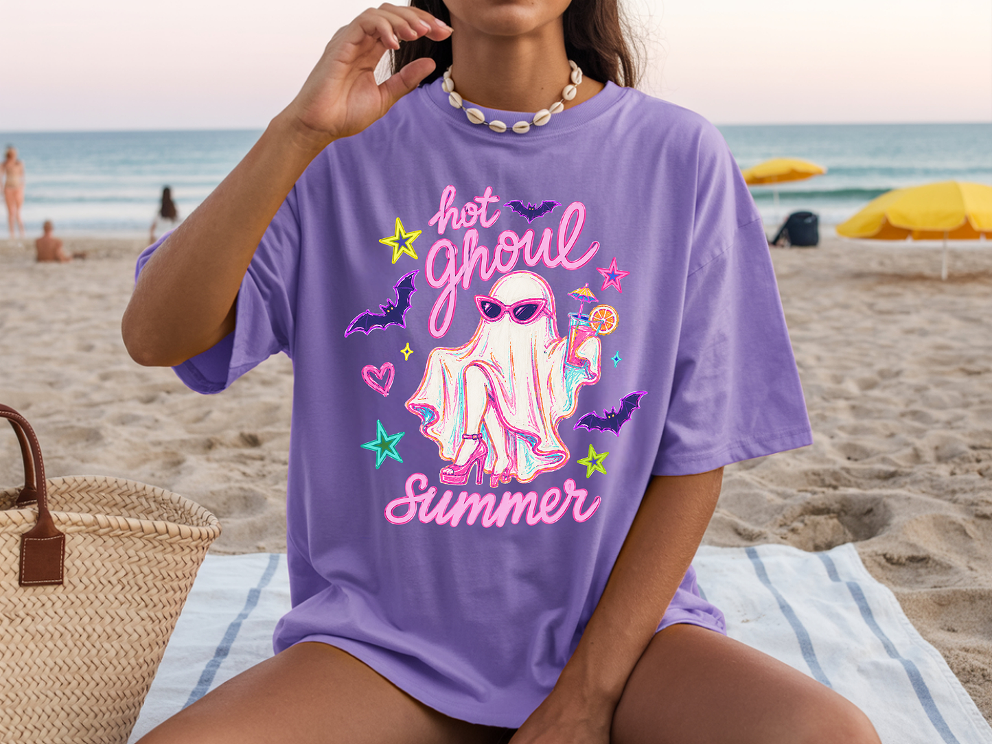 Preppy Hot Ghoul Summer - Full Color - DTF Transfer - Flash Grab Friday