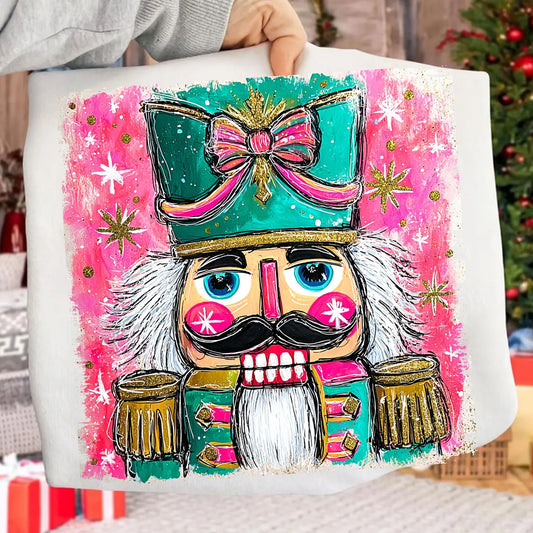Preppy Nutcracker- Full Color DTF Transfer - 2-5 Business Days