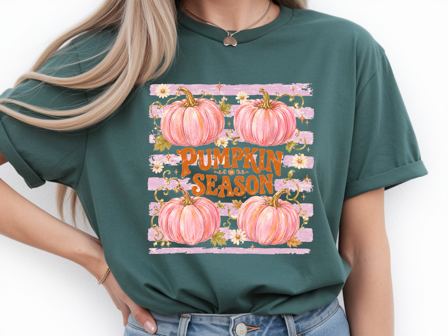 Preppy Pumpkin Season - DTF TRANSFER - WHOLESALE
