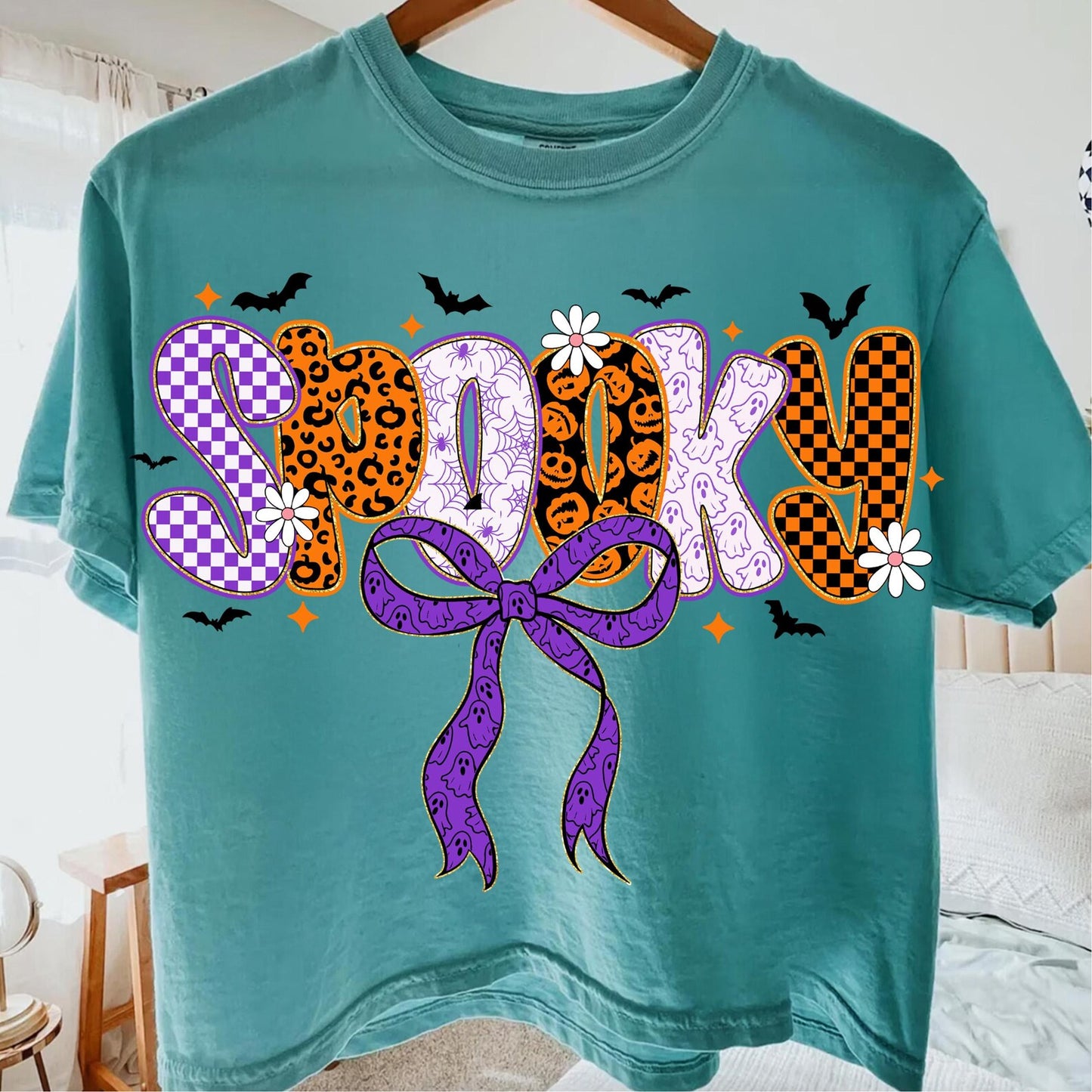 Preppy Spooky - Full Color DTF Transfer - Grab It Tuesday