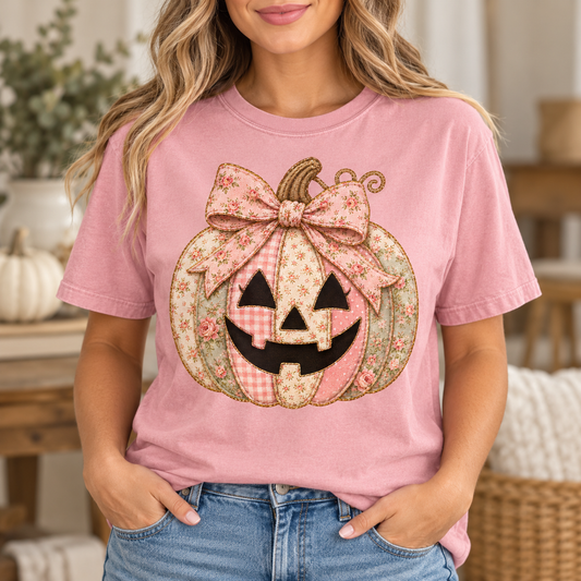 Preppy Pumpkin - Full Color DTF TRANSFER