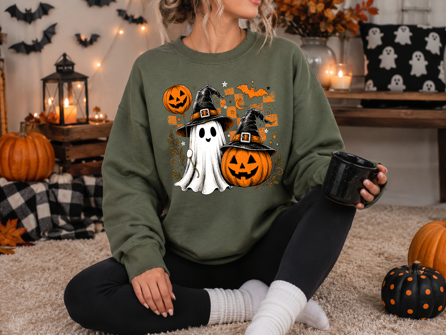 Pumpkin Ghost - DTF Transfer - Flash Grab Friday