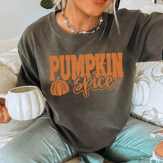 Pumpkin Spice- Full Color DTF Transfer -RTS-#42