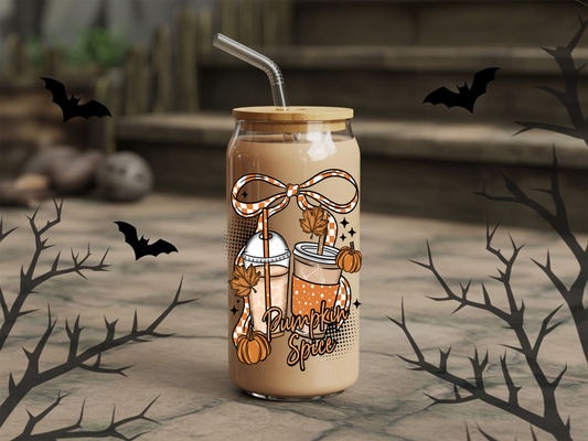 Pumpkin Spice- 16 oz UVDTF Sticker -RTS