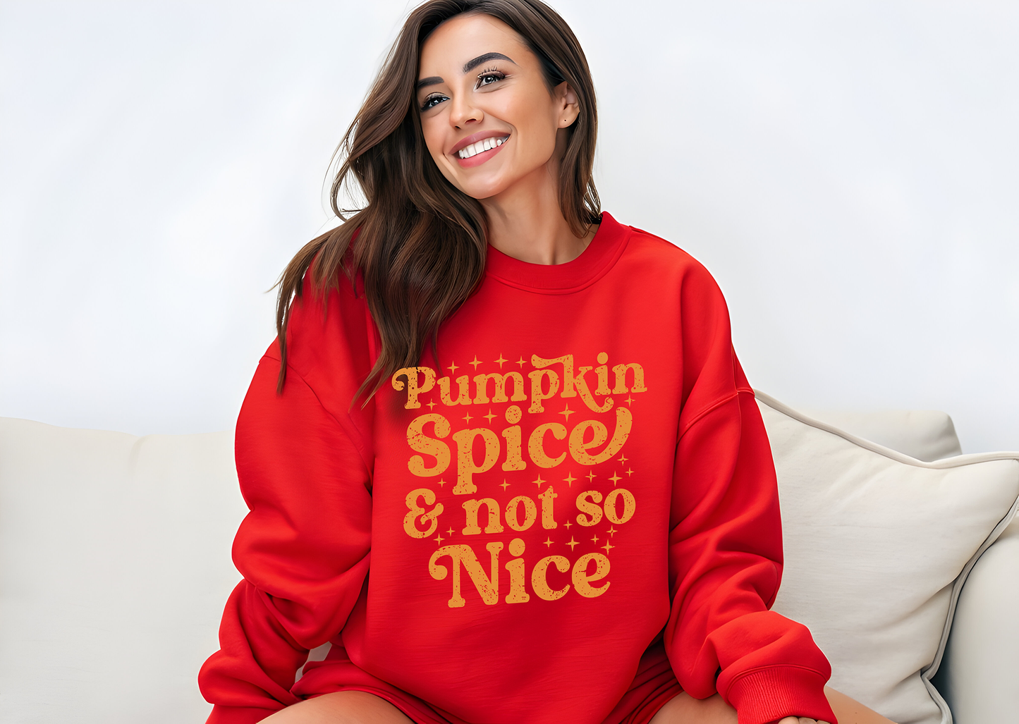 Pumpkin Spice & Not So Nice- Single Color- DTF TRANSFER- 2-5 Business Days