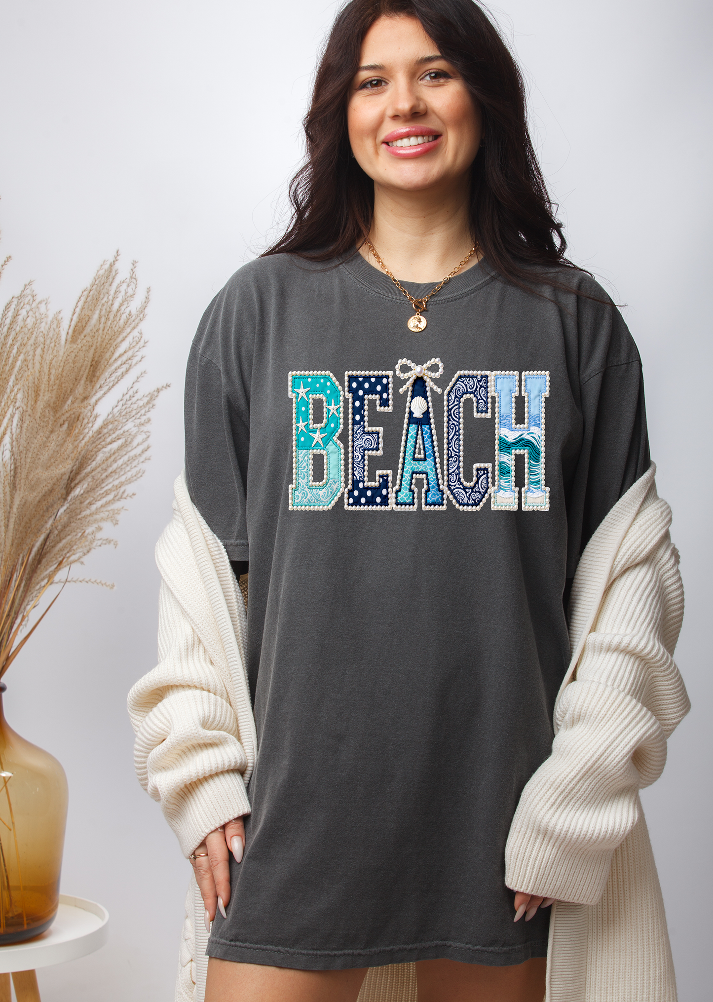 Quilted Beach - Full Color - DTF Transfer - 2-5 Business Days