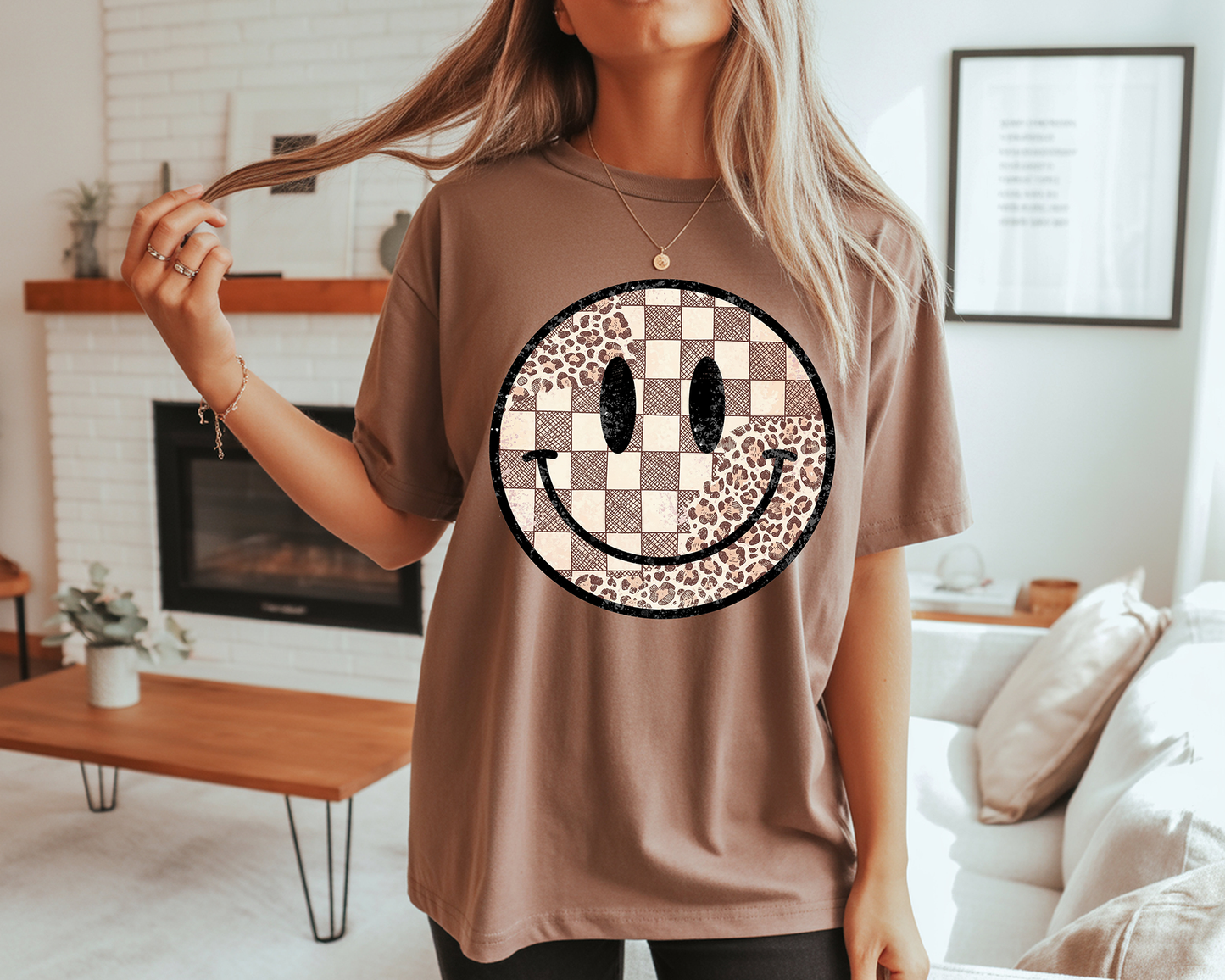 Retro Boujee Smiley - DTF Transfer - Friday New Releases