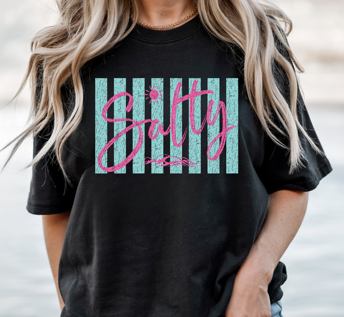 Salty Striped - Full Color - DTF Transfer - 2-5 Business Days