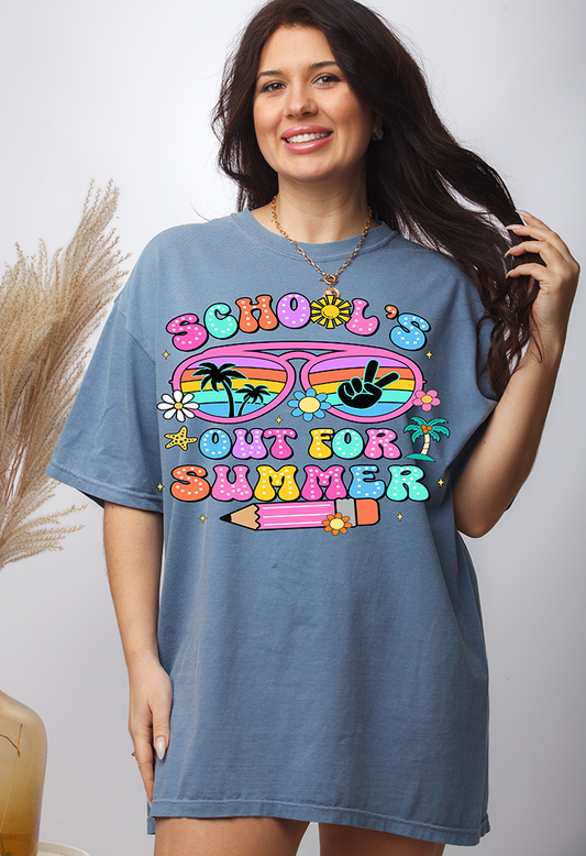 School out for Summer - DTF TRANSFER