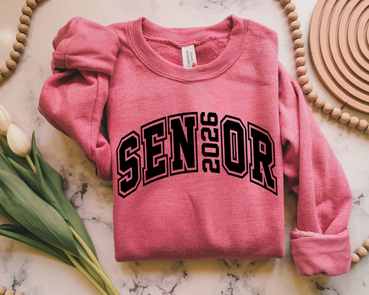 Senior 2026 - Black - DTF TRANSFER
