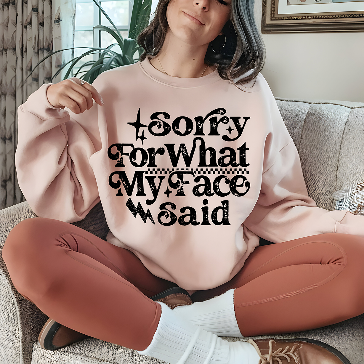 Sorry For What-Full Color DTF Transfer -RTS# 84