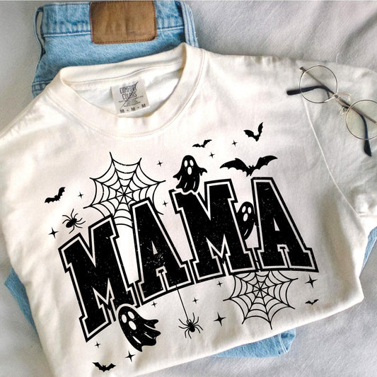 Spook Mama - Black - Full Color DTF Transfer - 2-5 Business Days