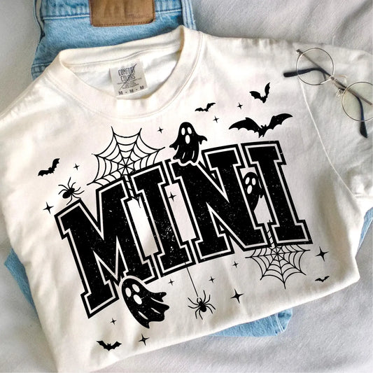 Spooky Mini - Black - Youth - Full Color DTF Transfer - 2-5 Business Days