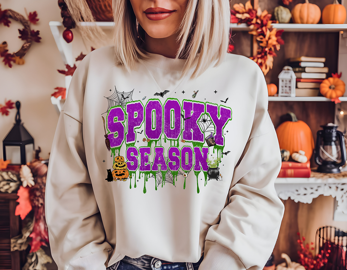 Spooky Season Drip - Full Color DTF Transfer - RTS # 11