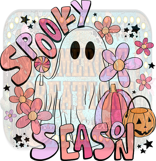 Spooky Season Ghostie and Flowers