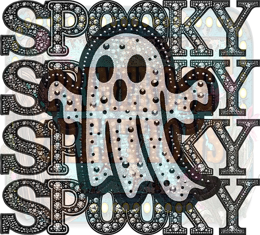 Spooky Repeat Ghostie Rhinestones