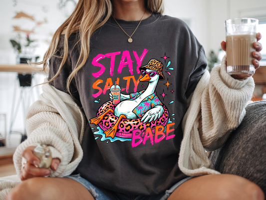 Stay Salty Babe - Full Color - DTF Transfer - WHOLESALE