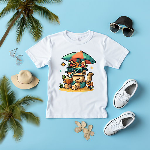 Summer Cat-Youth- DTF TRANSFER