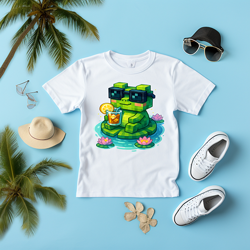 Summer Frog - Youth - DTF TRANSFER