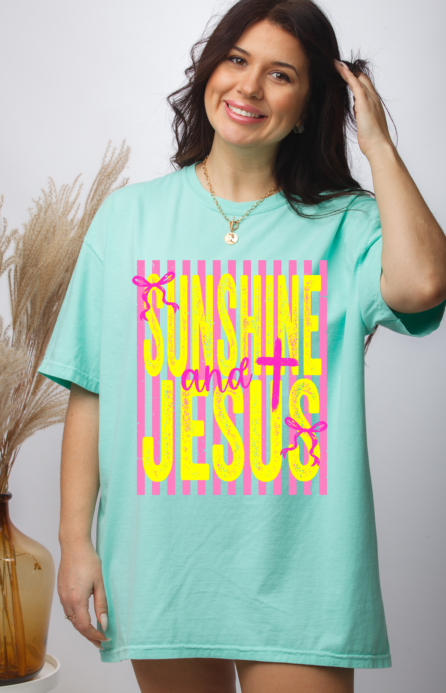 Sunshine & Jesus - Full Color - DTF Transfer - 2-5 Business Days