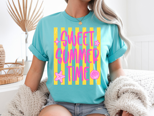 Sweet Summer Time - Full Color - DTF Transfer - 2-5 Business Days