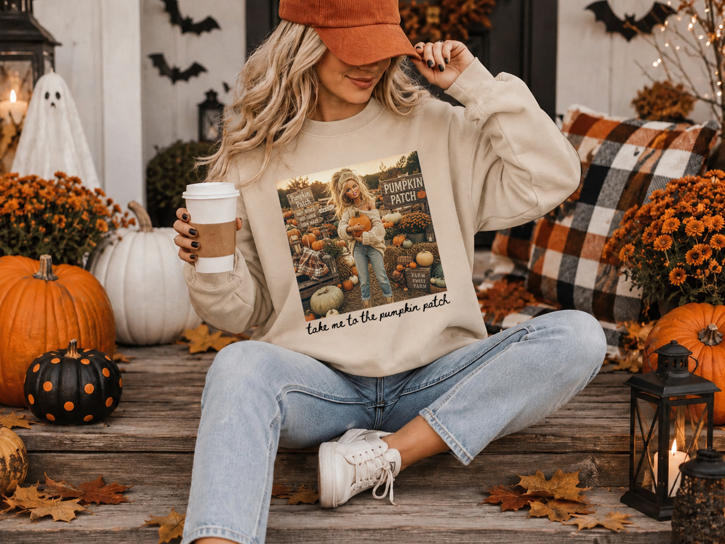Take Me to the Pumpkin Patch - Black Writing - DTF Transfer - Flash Grab Friday
