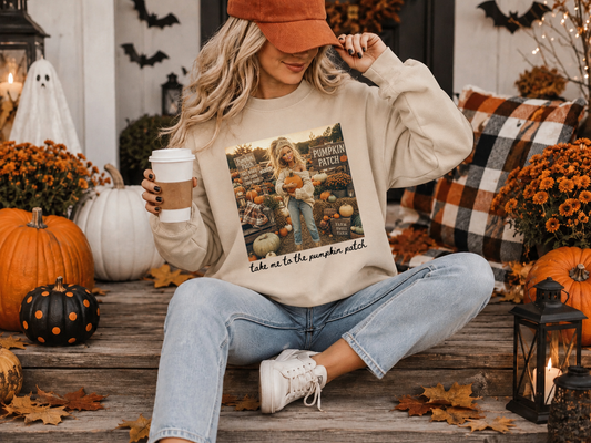 Take Me to the Pumpkin Patch - Black Writing - DTF Transfer - Flash Grab Friday