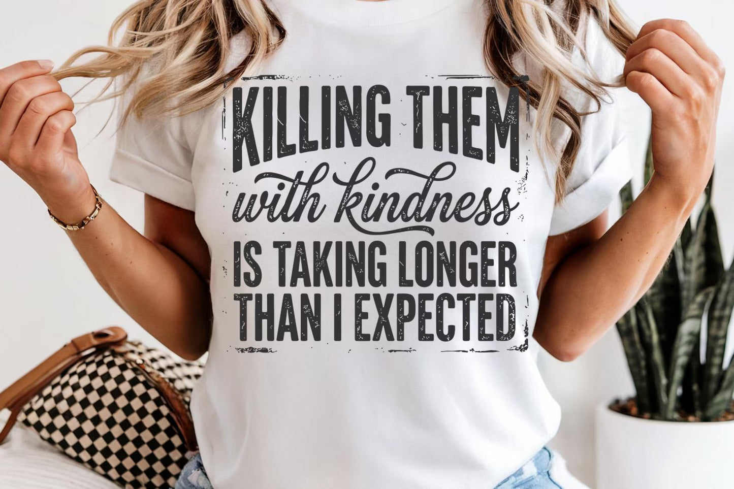 Killing Them - Black - DTF Transfer - Thrifty Thursday