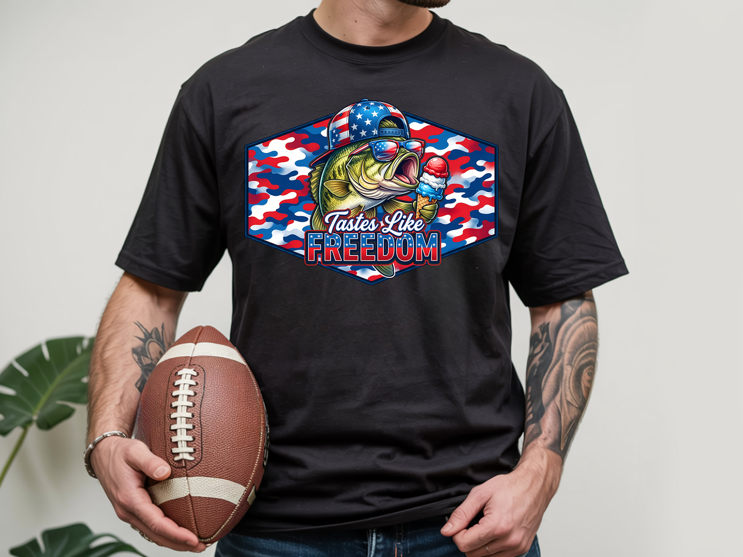 Taste Like Freedom Fish - Full Color - DTF Transfer - Flash Grab Friday