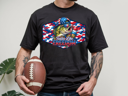 Taste Like Freedom Fish - Full Color - DTF Transfer - Flash Grab Friday