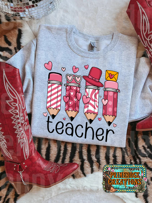 Teacher Pencils - DTF TRANSFER -