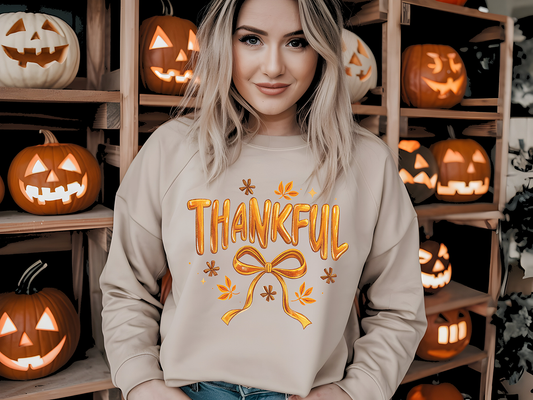 Thankful Coquette - Full Color DTF Transfer - RTS#10