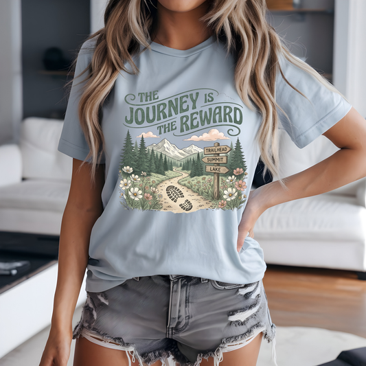 The Journey Is The Reward - Full Color DTF TRANSFER - WHOLESALE