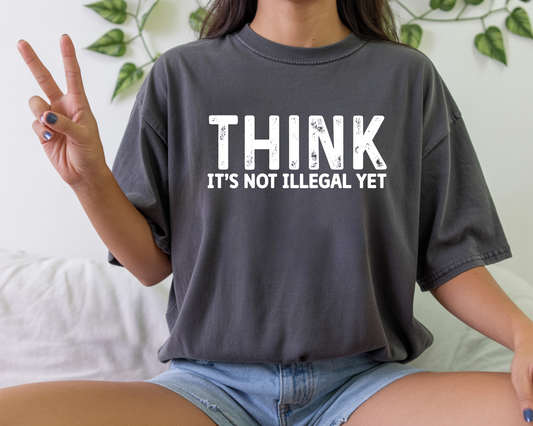 Think- Single Color- DTF TRANSFER