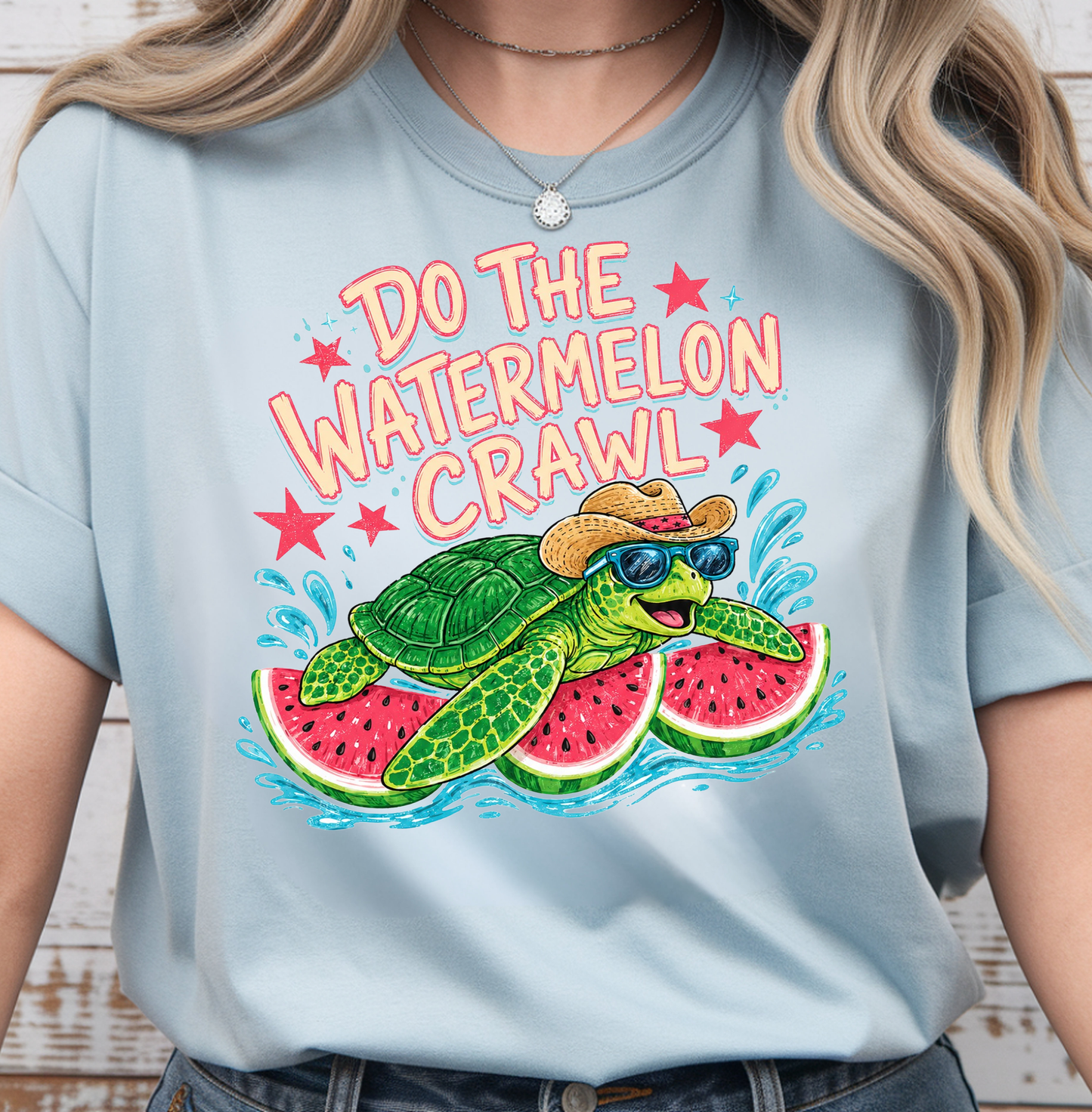 Do The Watermelon Crawl - Full Color - DTF Transfer - Flash Grab Friday