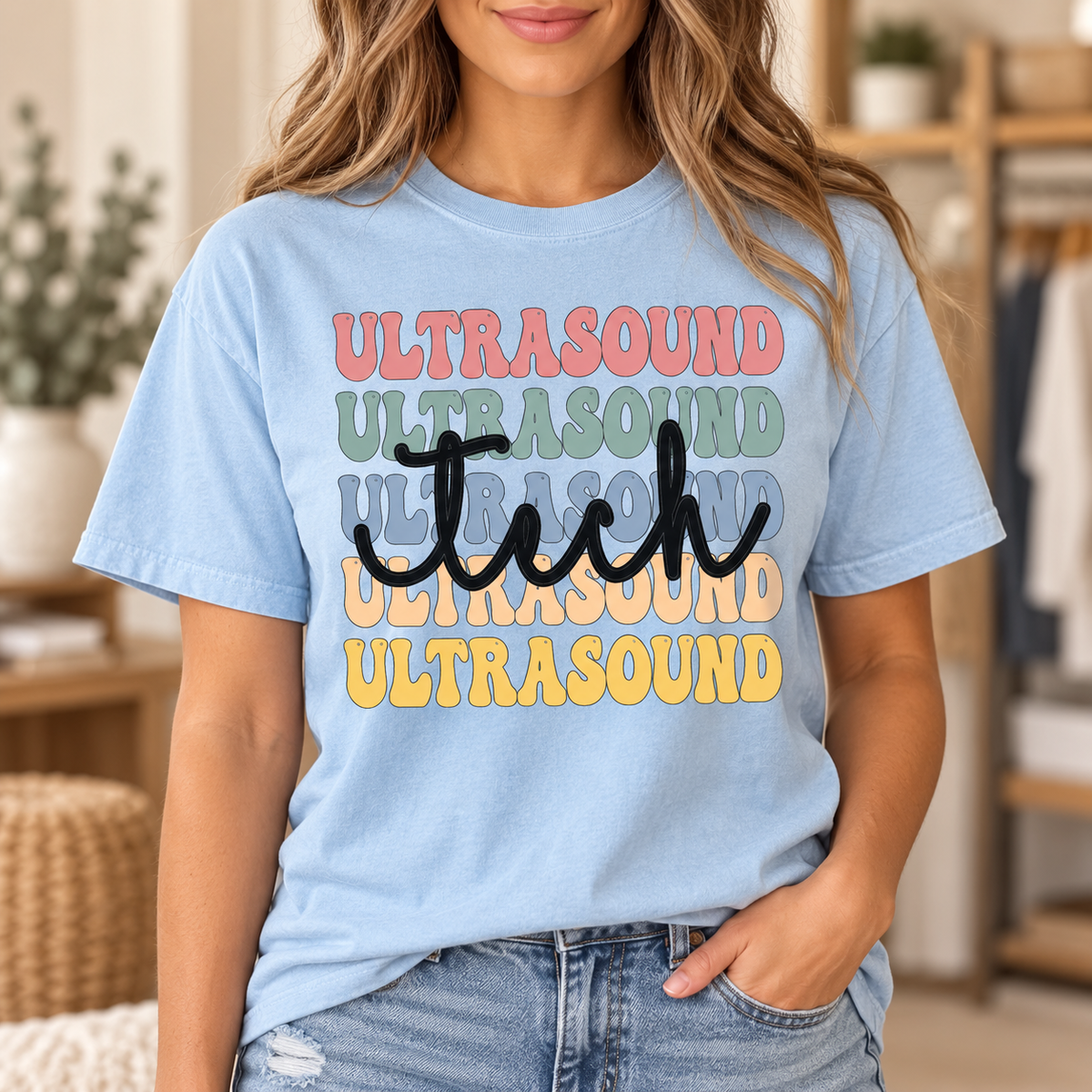Ultrasound Tech - Full Color DTF TRANSFER