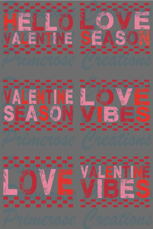 Valentine's Day- Pre Made Gang Sheet 24X36