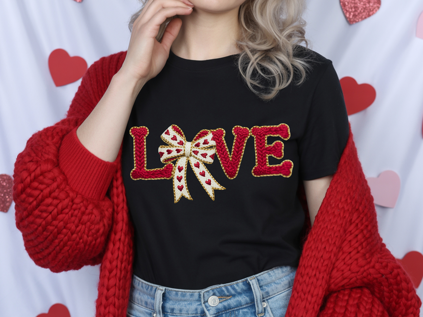 Valentine's Day LOVE PNG-Full Color -DTF Transfer-WHOLESALE