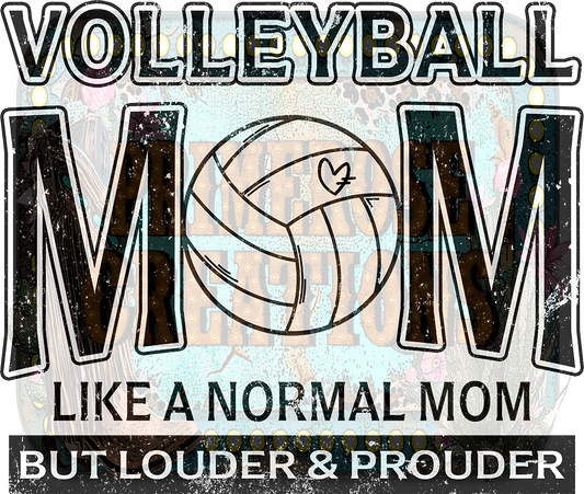 VolleyBall Mom Distressed