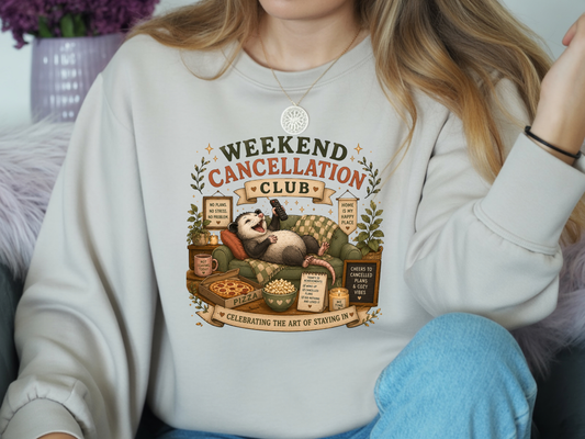 Weekend Cancellation Club - DTF Transfer - Flash Grab Friday