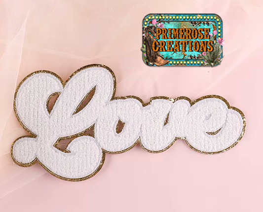 White Love Patch